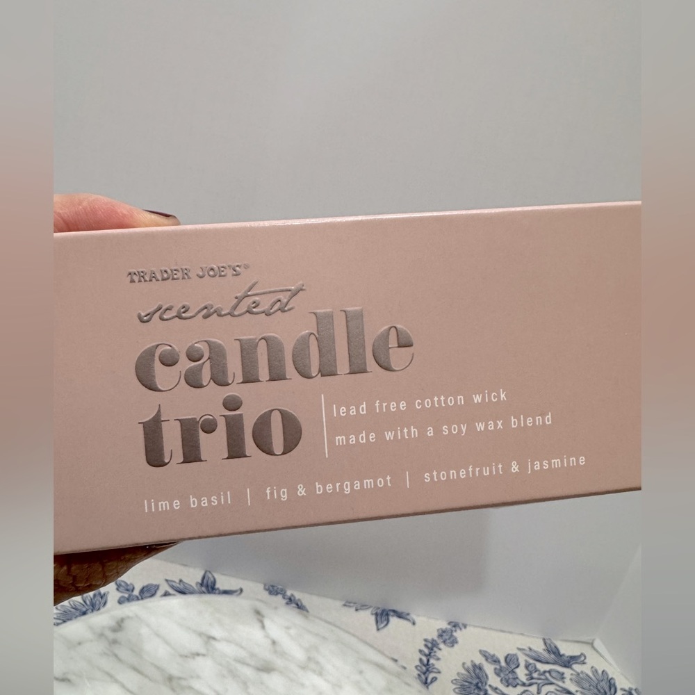 NIB Trader Joe's Scented Candle Trio - Picture 2 of 6